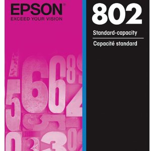 EPSON 802 DURABrite Ultra Ink Standard Capacity Magenta Cartridge (T802320-S) Works with WorkForce Pro WF-4720, WF-4730, WF-4734, WF-4740