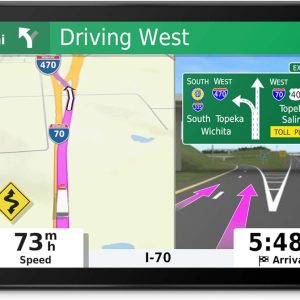Garmin 010-02313-00 dezl OTR700, 7-inch GPS Truck Navigator, Easy-to-read Touchscreen Display, Custom Truck Routing and Load-to-dock Guidance