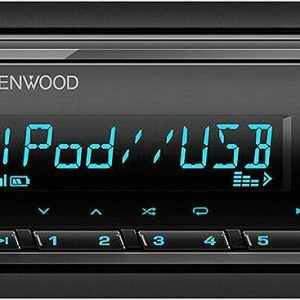Kenwood Bluetooth USB MP3 WMA AM/FM Digital Media Player Dual Phone Connection Pandora Car Stereo Receiver/Free Alphasonik Earbuds