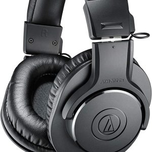 Audio-Technica ATH-M20X Professional Studio Monitor Headphones, Black
