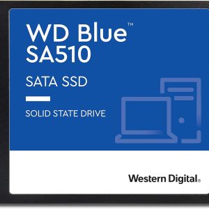 Western Digital 4TB WD Blue SA510 SATA Internal Solid State Drive SSD – SATA III 6 Gb/s, 2.5″/7mm, Up to 560 MB/s – WDS400T3B0A