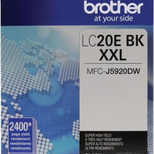 Brother LC20EBK Super High Yield Black Ink Cartridge,