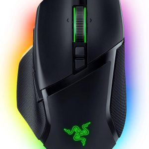 Razer Basilisk V3 Pro Customizable Wireless Gaming Mouse Fast Optical Switches Gen-3 – HyperScroll Tilt Wheel – Chroma RGB – 11 Programmable Buttons – Focus Pro 30K Sensor – Classic Black