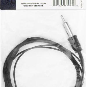 BOSS Audio Systems MRANT10 Weatherproof Marine Dipole Hideaway Antenna,Black