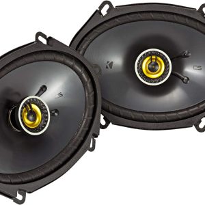 KICKER CS Series CSC68 6 x 8 Inch Car Audio System Speaker, Black (2 Pack)