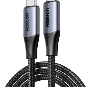 UGREEN USB C to USB C 3.2 Gen 2 Cable,10Gbps Data Transfer 4K Video Output Monitor Cable, 240W PD Fast Charging for iPhone 15, Samsung Galaxy S24/S23, MacBook Pro, iPad Pro, Dell XPS, 3.3FT