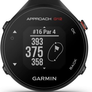 Garmin Approach G12, Clip-on Golf GPS Rangefinder, 42k+ Preloaded Courses, 010-02555-00