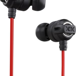 JVC HAFX1X Headphone Xtreme-Xplosivs, Black, Red
