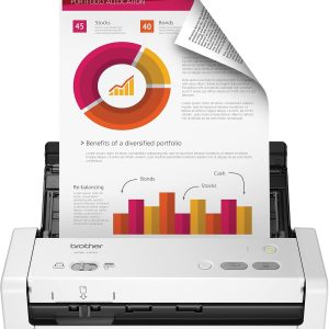 Brother Easy-to-Use Compact Desktop Scanner, ADS-1200, Fast Scan Speeds, Ideal for Home, Home Office or On-The-Go Professionals
