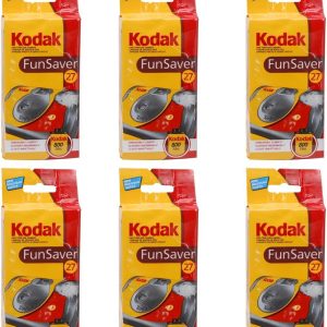 Kodak Fun Saver Single Use Camera (6-Pack) Bundle (6 Items)