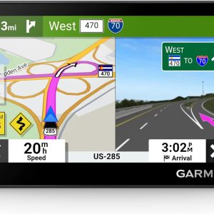 Garmin Drive™ 53 with Traffic, GPS Navigator, High-Resolution Touchscreen, Simple On-Screen Menus and Easy-to-See Map, Driver and Traffic Alerts