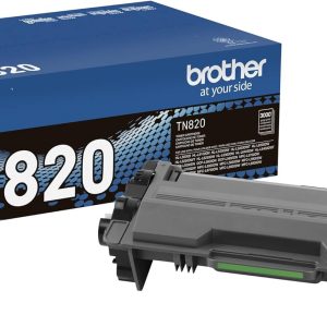 Brother Genuine Toner Cartridge, TN820, Replacement Black Toner, Page Yield Up to 3, 000 Pages, Amazon Dash Replenishment Cartridge