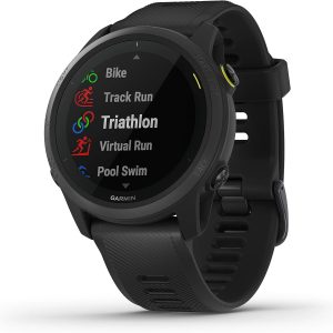 Garmin Forerunner 745, GPS Running Watch, Detailed Training Stats and On-Device Workouts, Essential Smartwatch Functions, Black