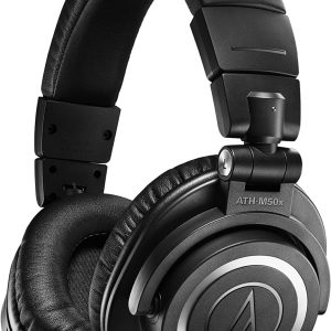 Audio-Technica ATH-M50xBT2 Wireless Over-Ear Headphones, Black
