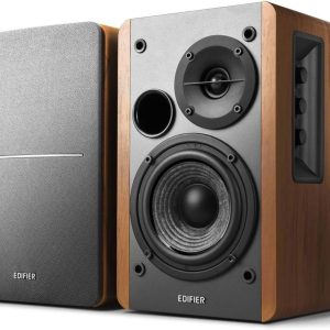 Edifier R1280T Powered Bookshelf Speakers – 2.0 Active Near Field Monitors – Studio Monitor Speaker – Wooden Enclosure – 42 Watts RMS