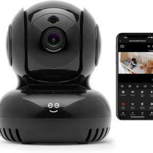 Geeni Sentinel 1080p HD Pan & Tilt Baby Security Smart Camera, Indoor Camera for Home Security, No Hub Required, Smart Camera Works with Amazon Alexa & Google Home, Requires 2.4 GHz Wi-Fi