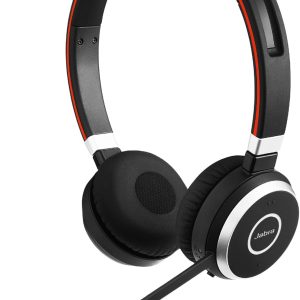 Jabra Evolve 65 MS Wireless Headset, Stereo – Includes Link 370 USB Adapter – Bluetooth Headset with Industry-Leading Wireless Performance, Advanced Noise-Cancelling Microphone, All Day Battery