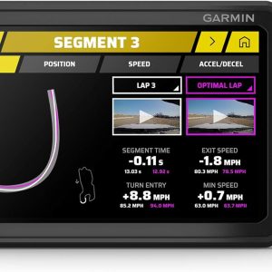Garmin Catalyst, Driving Performance Optimizer with Real-time Coaching and Immediate Track Session Analysis, for Motorsports and High Performance Driving (010-02345-00) , Black , 6.95 inch