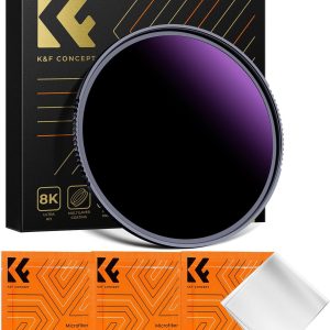 K&F Concept 58mm ND1000000 Ultra Dark ND Camera Lens Filter 20-Stops Fixed Neutral Density Filter with 28 Multi-Layer Coatings Waterproof & Scratch Resistant (Nano-X Series)