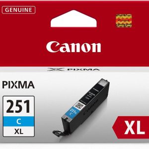 Canon CLI-251XL Cyan Compatible to iP7220,iX6820,MG5420,MG5520/MG6420,MG5620/MG6620,MX922/MX722,iP8720,MG6320,MG7120,MG7520 Printers