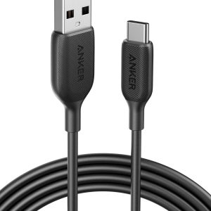 USB Type C Cable, Anker Powerline III USB-A to USB-C Fast Charging Cord (10 ft), Compatible with Samsung Galaxy S10 S9 Plus S8 Plus, LG V20 G7 G6 G5, Sony XZ, and More