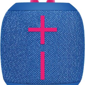 Ultimate Ears WONDERBOOM 3, Small Portable Wireless Bluetooth Speaker, Big Bass 360-Degree Sound for Outdoors, Waterproof, Dustproof IP67, Floatable, 131 ft Range – Performance Blue