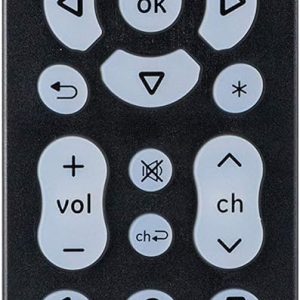 GE Universal Remote Control for Samsung, Vizio, LG, Sony, Sharp, Roku, Apple TV, TCL, Smart TV, Streaming Media Player, Blu-Ray Player, DVD Player, Easy Programming, 4-Device, Black, 40081