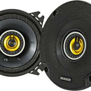 Pair Kicker 46CSC44 4″ 300 Watt 4-Ohm 2-Way Car Audio Coaxial Speakers CSC44