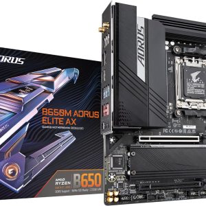 GIGABYTE B650M AORUS Elite AMD B650 Micro-ATX Motherboard with 5-Year Warranty, DDR5, PCIe 5.0, 2.5GbE LAN