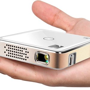 Kodak Ultra Mini Portable Projector – HD 1080p support LED DLP Rechargeable Pico Projector – 100″ Display, Built-in Speaker – HDMI, USB and Micro SD – Compatible with iPhone iPad, Android Phones