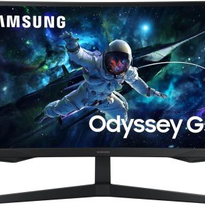 SAMSUNG 27-Inch Odyssey G55C Series QHD 1000R Curved Gaming Monitor, 1ms(MPRT), HDR10, 165Hz, AMD Radeon FreeSync, Eye Care, LS27CG552ENXZA, 2024