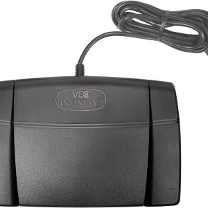 Executive Communication Systems Infinity 3 USB Foot Pedal Control with Computer Plug In, one unit