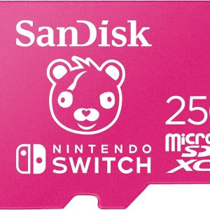 SanDisk 256GB microSDXC-Card Licensed for Nintendo-Switch, Fortnite Edition – SDSQXAO-256G-GN6ZG