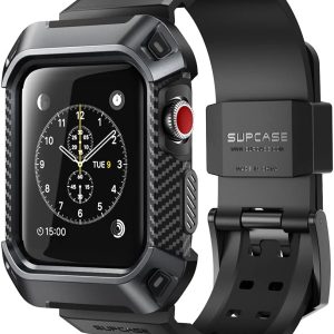 SUPCASE [Unicorn Beetle Pro Case for Apple Watch 3 [42mm], Rugged Protective Case with Strap Bands for Apple Watch Series 3/2/1