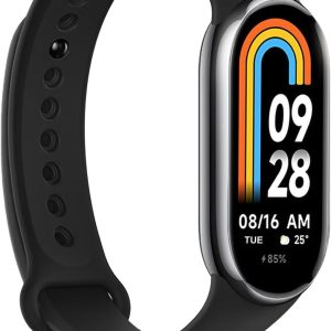 Xiaomi Mi Band 8 Smart Bracelet 1.62“ AMOLED Screen Heart Rate Blood Oxygen Bluetooth Sport Watch Fitness Traker Watch(Global Version Black) (M2239B1)