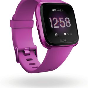 Fitbit Versa Lite Edition Smart Watch, One Size (S and L Bands Included), 1 Count
