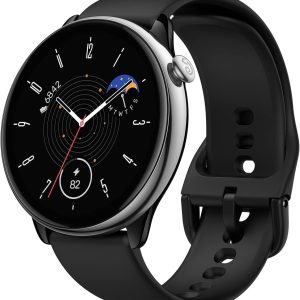 Amazfit GTR Mini Smart Watch with Step Tracking, Heart Rate & Blood Oxygen Sensor, GPS, Sleep Quality Monitoring, 14-Day Battery, AI Fitness App Enabled, 5 ATM Water Resistance, (Black)