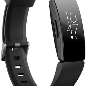 Fitbit Inspire HR Heart Rate and Fitness Tracker, One Size (S and L Bands Included), 1 Count