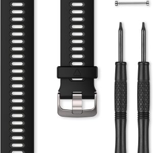 Garmin Replacement Band,Forerunner 735XT,Black/Gray