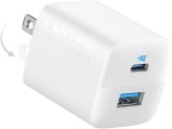 USB C Charger 33W, Anker 323 Charger, 2 Port Compact Charger with Foldable Plug for iPhone 15/15 Plus/15 Pro/15 Pro Max/14/13, Pixel, Galaxy, iPad/iPad Mini and More (Cable Not Included) – White
