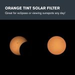Celestron – EclipSmart Safe Solar Eclipse Telescope Filter – Meets ISO 12312-22015(E) Standards – Works with 8” Schmidt-Cassegrain/EdgeHD Telescopes – Observe Eclipses & Sunspots – Secure Fit