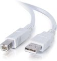 C2G 13172 USB 2.0 A to B USB Cable, 6.56 Feet (2 Meters), White
