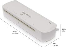Amazon Basics 9-Inch Thermal Laminator Machine, White