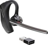 Plantronics by Poly Voyager 5200 UC Wireless Headset & Charging Case – Single-Ear Bluetooth Headset w/Noise-Canceling Mic – Connect Mobile/Mac/PC via Bluetooth – Works w/Teams, Zoom – (206110-102)