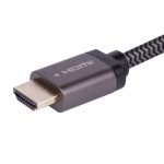 Monoprice 8K Certified Ultra High Speed HDMI Cable – Braided – HDMI 2.1, 8K@60Hz, 4K@120Hz, 48Gbps, HDR, VRR, CL2 In-Wall Rated, 6ft, Black