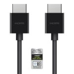 Belkin 2M Ultra HD HDMI 2.1 Cable – 4K, 48Gbps, Dolby Vision, 8K @60Hz – For PS4, PS5, Xbox Series X