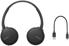 Sony Wireless Headphones WH-CH510 Wireless Bluetooth On-Ear Headset with Mic for Phone-Call, Black