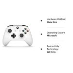 Microsoft Xbox One Wireless Video Gaming Controller, White (Renewed)