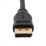 Amazon Basics DisplayPort to DisplayPort 1.2 Cable with 4K@60Hz, 2K@165Hz, 2K@144Hz Video Resolution – 3 Feet, for Personal Computer, Black