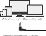 Panasonic RPHT21 Lightweight Headphones w/XBS, Black